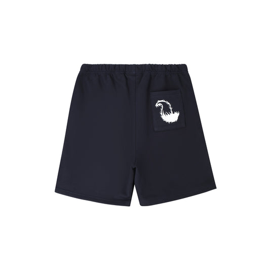 Fennex Club Navy Blue Sweat Shorts